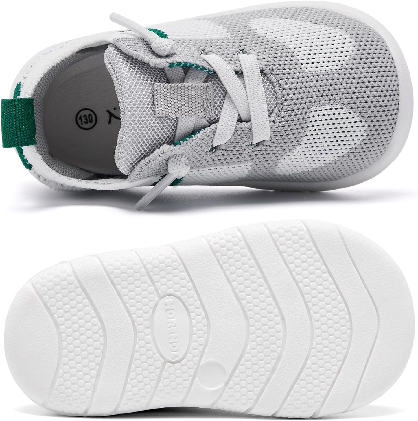 MORENDL Toddler Shoes Baby Walking Sock Shoes Infant Sneakers 0-4 Years Boy Girl Barefoot Tennis Shoe Non-Slip Brethable