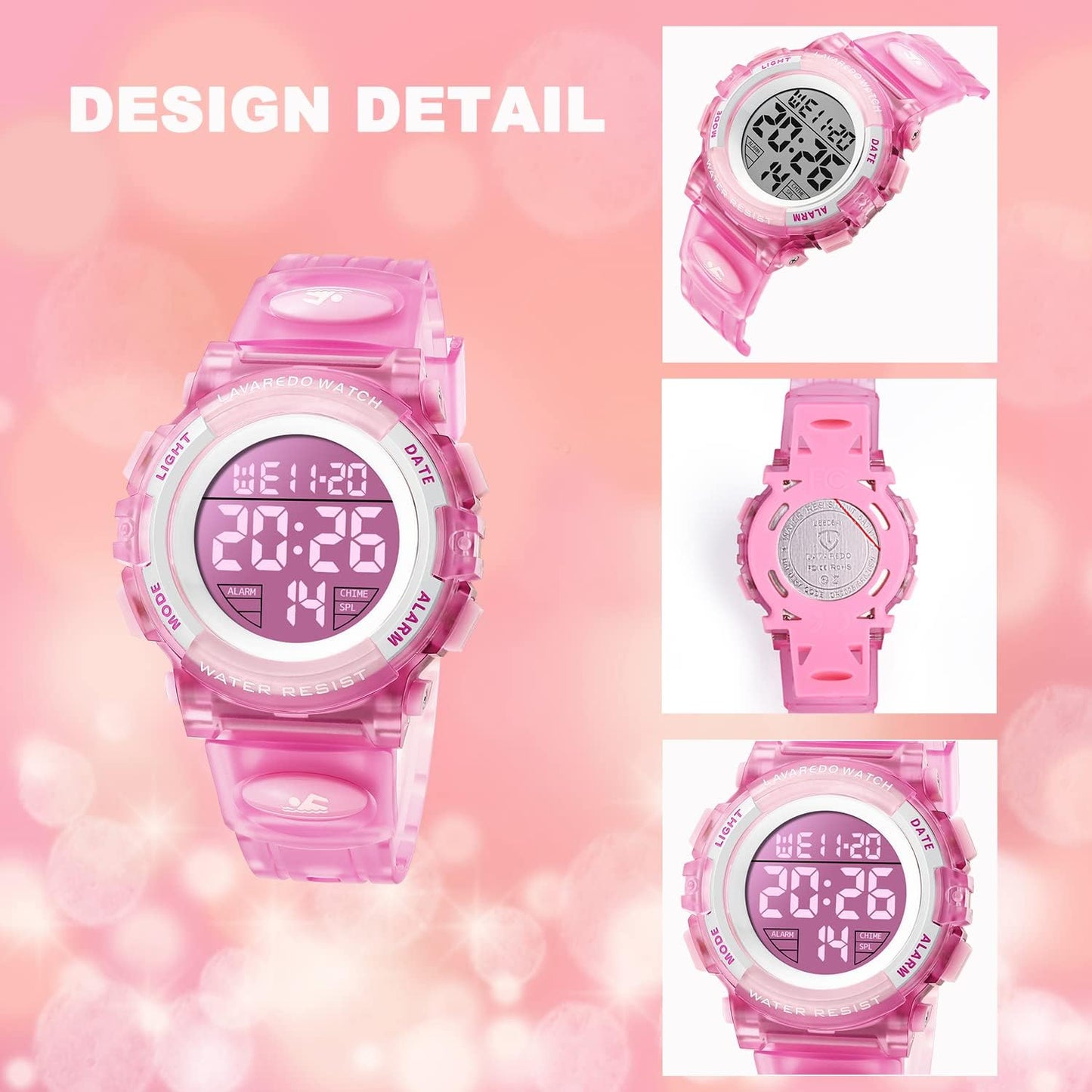 Kids Watch,Boys Watch for 3-15 Year Old Boys,Digital Sport Outdoor Multifunctional Chronograph LED 50 M Waterproof Alarm Calendar Analog Watch for Children with Silicone Band,Kids Gift