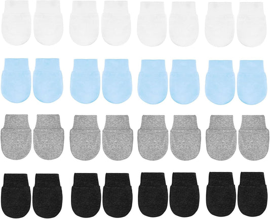 No Scratch Baby Mittens Newborn Infant Toddler Mittens Soft Elastic Wrist Gloves Mitten for 0-6 Months Boys Girls