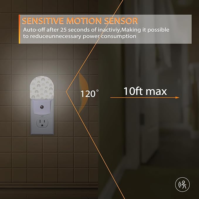 Groovy Rainbow Night Light,Night Lights Plug into Wall with Dusk to Dawn Sensor,Lamp for Bedroom Bathroom Hallway Nightlight for Women Girls