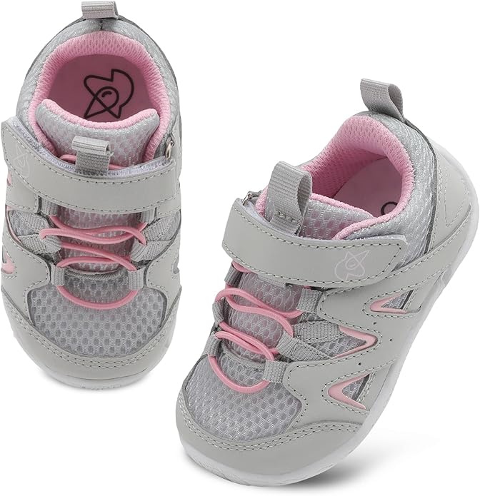 LeIsfIt Baby Shoes Boys Girls First Walking Shoes Non-Slip Toddler Breathable Sneakers Infant Sneakers