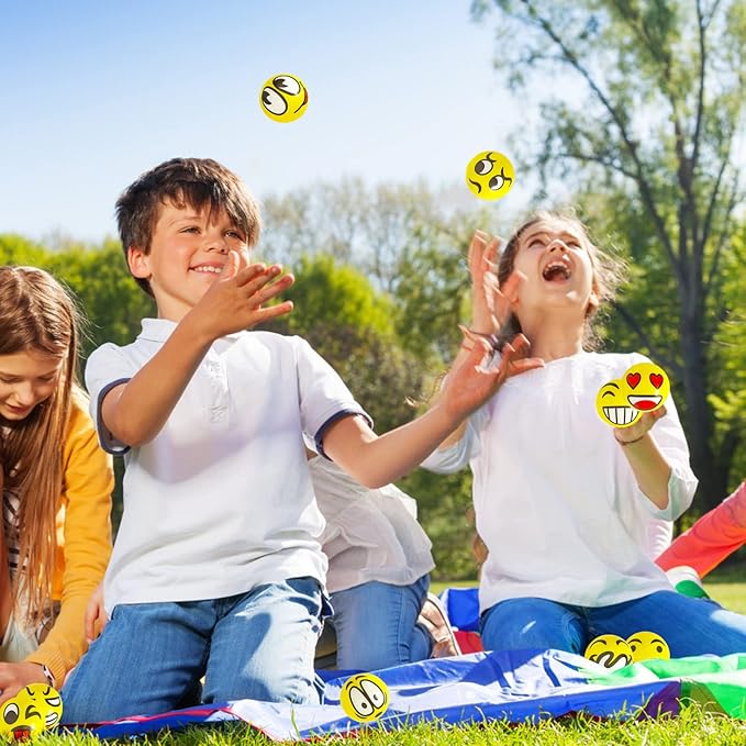 40Pcs Face Stress Balls,Mini 2" Funny Face Squeeze Balls,Stress Relief Foam Balls for Classroom,Coworkers,Gifts,Kids,Party Favors,Present Fillers