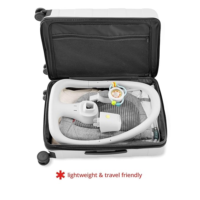 Skip Hop Baby Ergonomic Activity Floor Seat for Upright Sitting Lightweight and Travel-Friendly Silver Lining Cloud Grey Age 0+