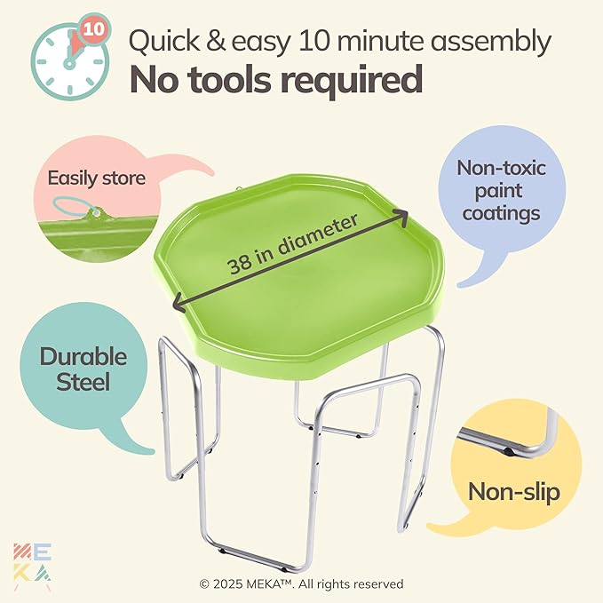 MEKA Tuff Tray Set for Sensory Play