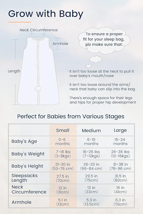 TotAha Sleep Sack 0-6 Months 3-Pack,Stretchy,Buttery Soft Swaddle Transition Sleeping Bag,Light Baby Wearable Blanket with 2-Way Safe Zippers for Boys and Girls, 0.5 TOG