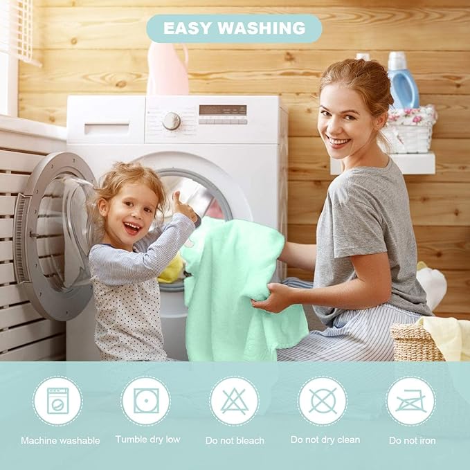 2 Pcs Baby Hooded Towels,31 x 31 in Baby Washcloths, Infant Super Soft Baby Bath Towels with Hood for Toddlers1-3,Highly Absorbent Viscose Hooded Towel for Boys, Girls, Newborn Essentials