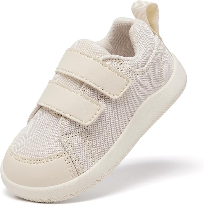 MORENDL Wide Toe Box Shoes Toddler Barefoot Shoes Baby Walking Shoe Boy Girl Non-Slip Zero Drop Minimalist Sneakers Comfort Tennis Outdoor Activities