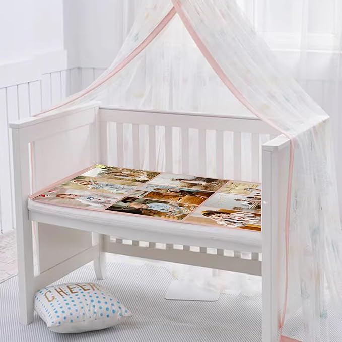 Personalized Baby Blanket with Photo, Custom Pink Cute Swaddling Baby Girls Boys Blanket Toddler Girls Soft Flannne Receiving Blankets Customized Memorial Gift for Infant Newborn Shower