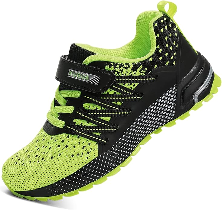 KUBUA Kids Sneakers for Boys Girls Running Tennis Shoes Lightweight Breathable Sport Athletic