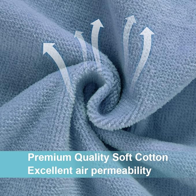 MICHLEY Unisex Baby Animal Hooded Bath Towel Soft Cotton Beach Swimming Bathrobe for 0-6T, Grey