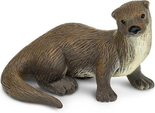 Safari Ltd. River Otter Figurine - Realistic 3" Wildlife Figure - Educational Toy for Boys, Girls, and Kids Ages 3+