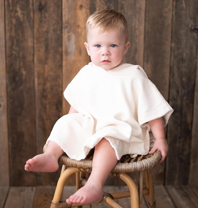 Hooded Poncho Towel for Babies, Kids, and Toddlers - Versatile Swim and Bath Coverup for Beach and Pool Fun