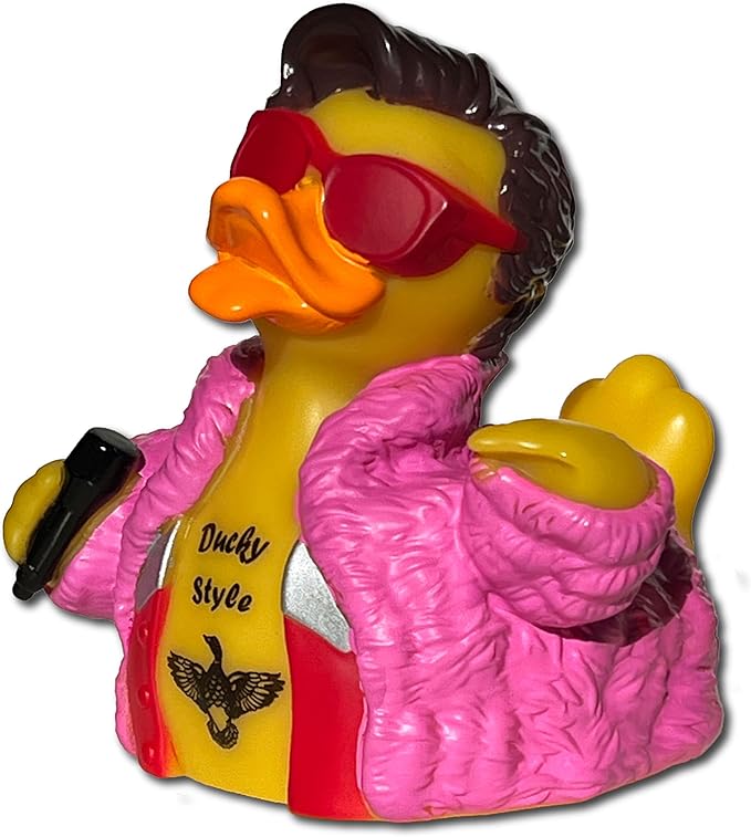 CelebriDucks - Ducky Style - Watermelon Waddle - Floating Rubber Ducks - Collectible Bath Toy Gift for Kids & Adults of All Ages