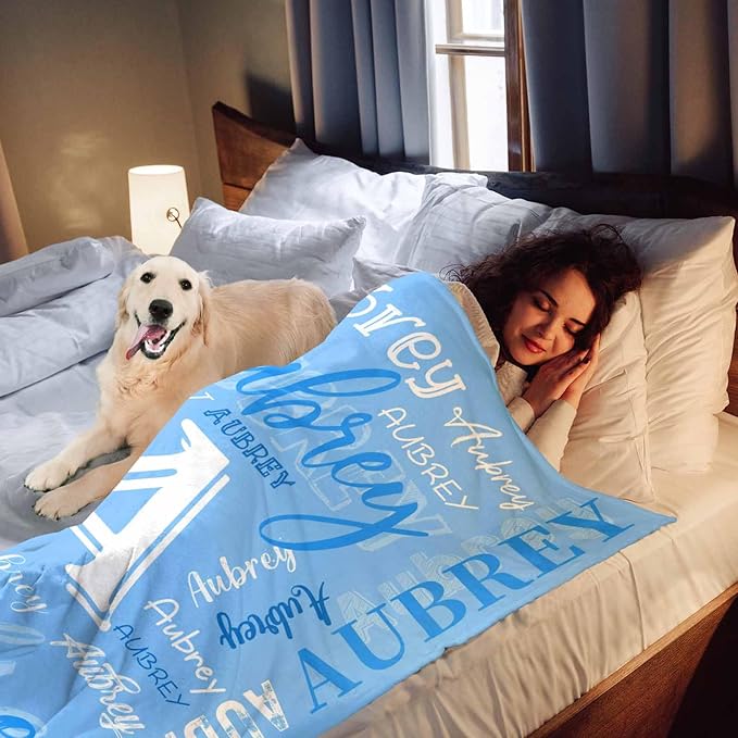 Personalized Baby Blankets for Girls, Gift for Daughter Congratulations Gift Personalized Baby Blanket Little Girls Blanket