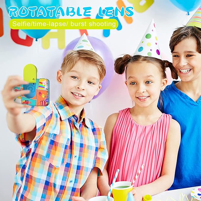 Kids Digital Camera Waterproof,CHAKEYAKE 1080P Video Kids Underwater Selfie Camera,Children Sports Camera for Birthday Gifts Toys for Boys Age 3-12