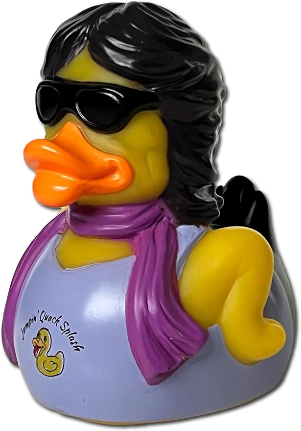 CelebriDucks - Jumpin' Quack Splash - The Floating Stones - Floating Rubber Ducks - Collectible Bath Toy Gift for Kids & Adults of All Ages