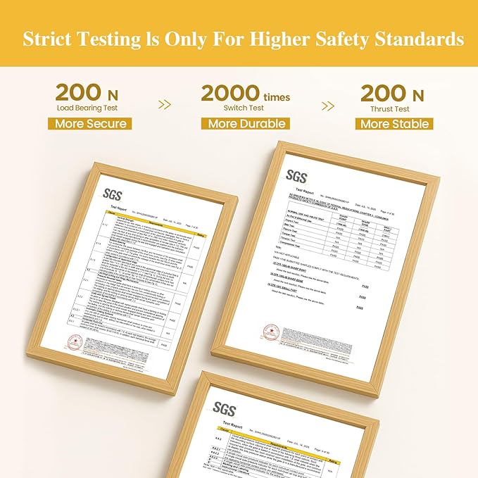InnoTruth 29.5–49.75" Extra Wide Baby Gate for Stairs, 30" Tall Walk Through Dog Gate for Stairs & Doorways, Pressure-Mounted Safety Gate for Pets & Kids, Dual Lock & 2-Way Swing, Brown