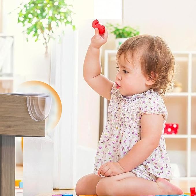 16 PCS Corner Protector Baby, Clear Table Corner Protectors Baby Proofing Baby Safety Products Baby Proof Corners and Edges Furniture Corner Protector