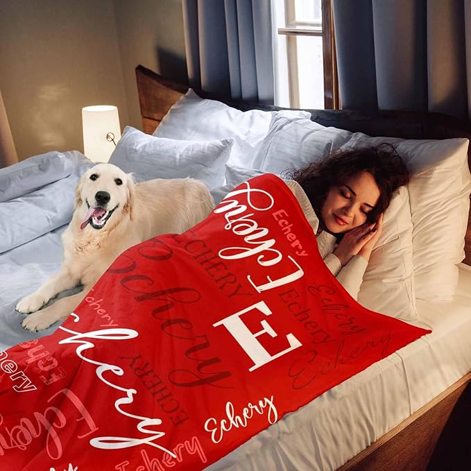 Personalized Baby Blanket, Name Blankets Personalized Kids Gifts Customized Name Blanket for Girls Personalized Baby Blankets for Girls