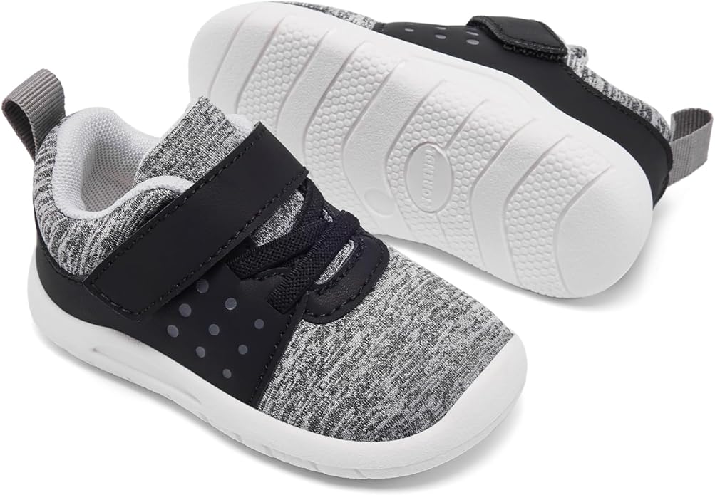 MORENDL Toddler Baby Shoes 0-4 Years Boy Girl Lightweight Breathable Non-Slip Sports Sneakers Running Walking Tennis Barefoot Shoes