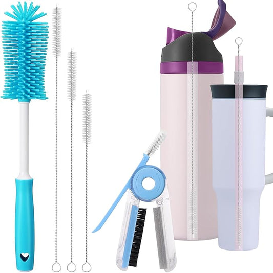 XANGNIER Water Bottle Cleaner Brush Set