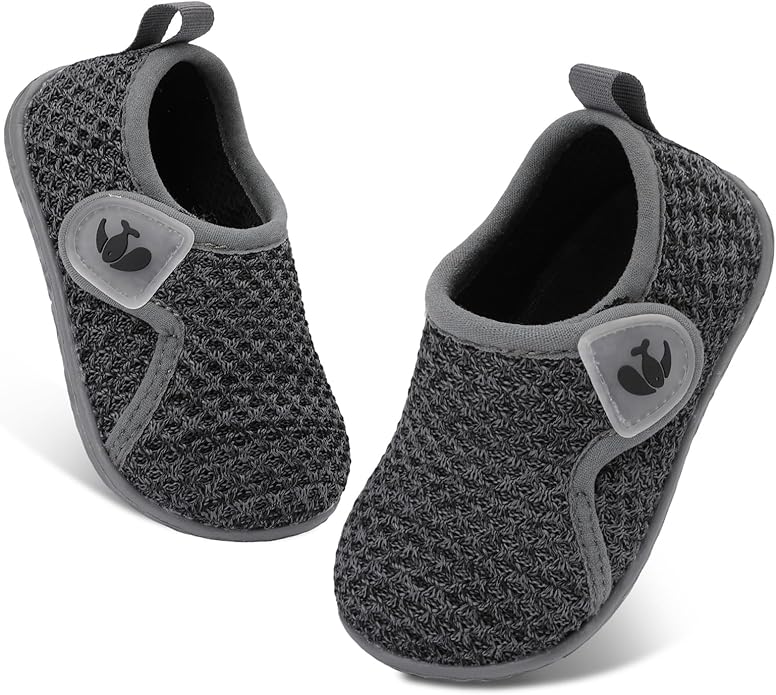 FEETCITY Baby Boys Girls First Walking Shoes Infant Sneakers Crib Shoes Breathable Lightweight Slip On Shoes
