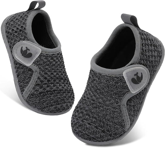 FEETCITY Baby Boys Girls First Walking Shoes Infant Sneakers Crib Shoes Breathable Lightweight Slip On Shoes