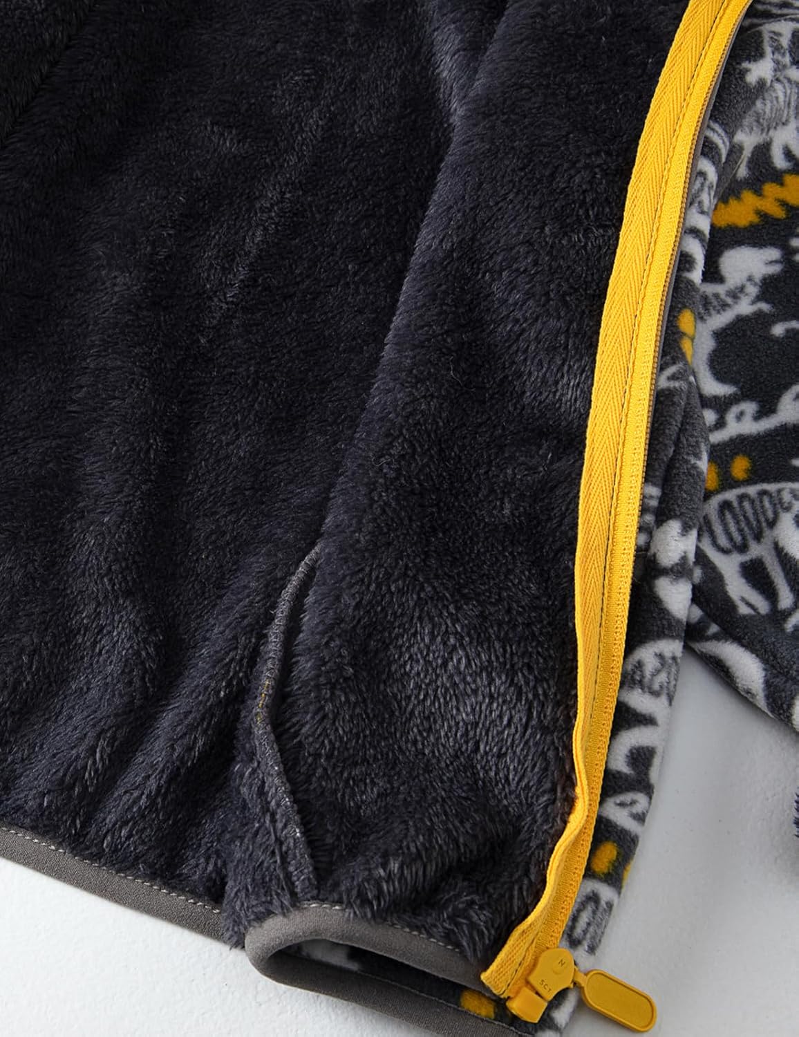 Toddler Printed Polar Fleece hooded Jacket Baby Boys Girls Kids Winter Warm Spring Autumn Outerwear Soft Lightweight