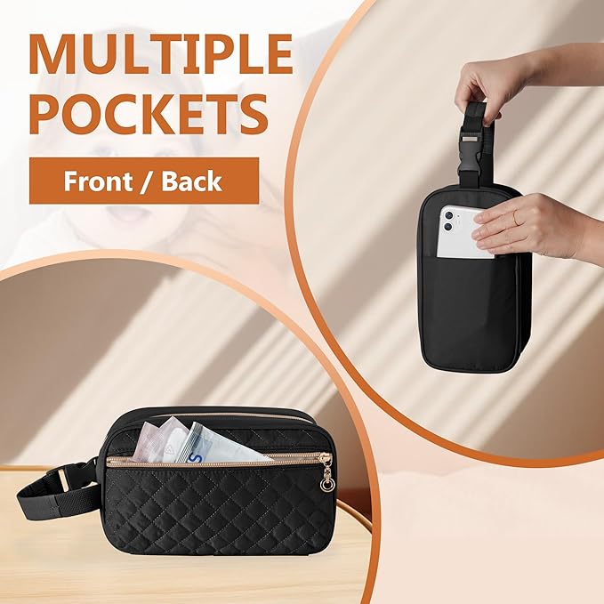 Damero Breastmilk Cooler Bag with 4 Ice Packs -Breastmilk Cooler Travel Bag Organizer with Detachable Buckle Handle for Daycare and Breastfeeding Mom,Black