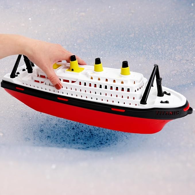Toyland® 41cm (16") Titanic Replica Toy Boat - Kids Floating Water Toy - Pool & Bathtime Toys - 3 Years+