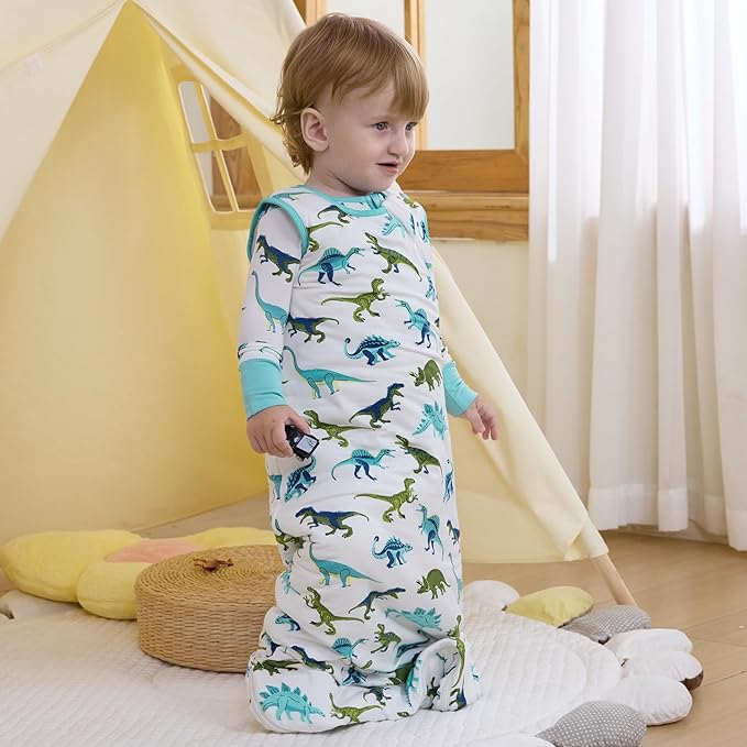 Bamboo Viscose Sleep Sack for Babies and Toddlers 1.0 Tog Wearable Blanket 2-Way Zipper Baby Shower Gifts