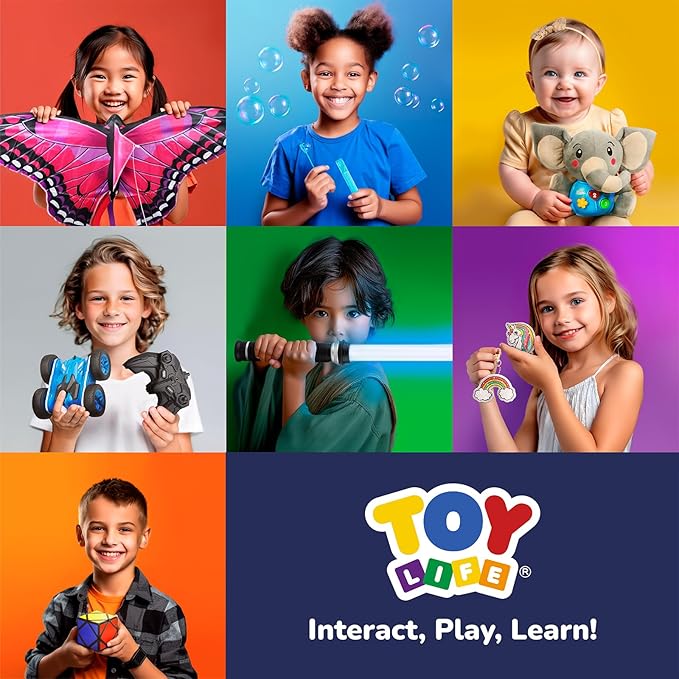 TOY Life 64PCS Magnetic Blocks for Kids Ages 4-8, Magnetic Building Blocks for Toddlers 3-5, Magnet Blocks, Magnet Toys for Toddlers, Kids Blocks