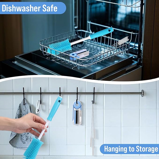 XANGNIER Water Bottle Cleaner Brush Set