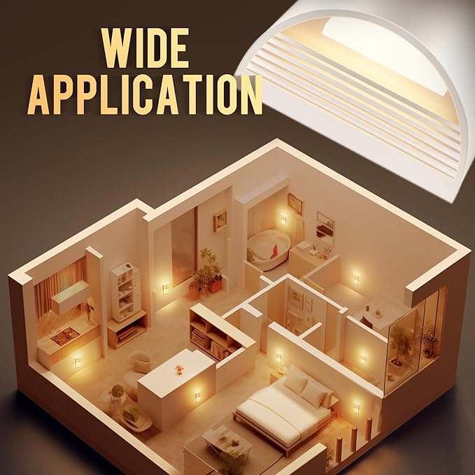 DORESshop LED Night Light[2 Pack], Night Lights Plug into Wall, 3 Level Brightness Adjustable Plug in Night Light, Dusk to Dawn Sensor Nightlights for Adults,Bedroom,Bathroom,Hallway,3000K White Cover