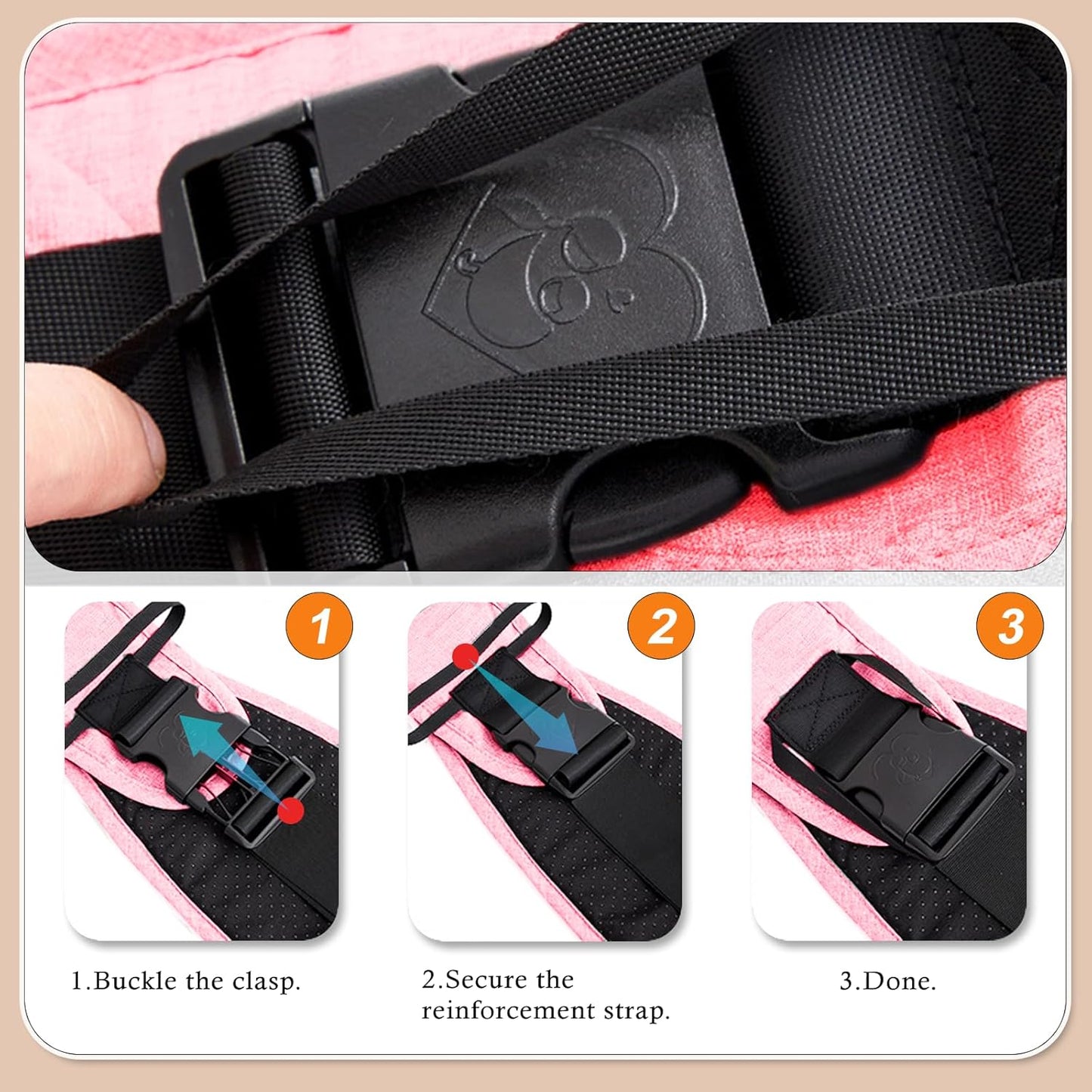 Baby Carrier Newborn to Toddler-Adjustable Baby Sling Carrier,Toddler Carrier for 25-60lbs,Comfortable Toddler Sling for Hands-Free Carrying (Pink)