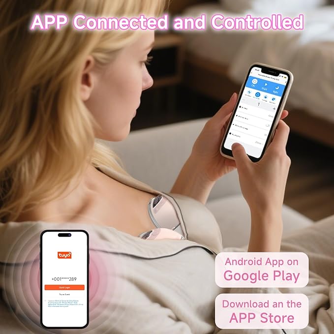 Breast Pump Hands Free, Wearable Breastfeeding Pump with 3 Modes & 9 Levels, Portable Electric Breast Pump with 17/19/21/24MM Flange, LED Display, Leak-Proof Design, 2 Pack (Pink, M)