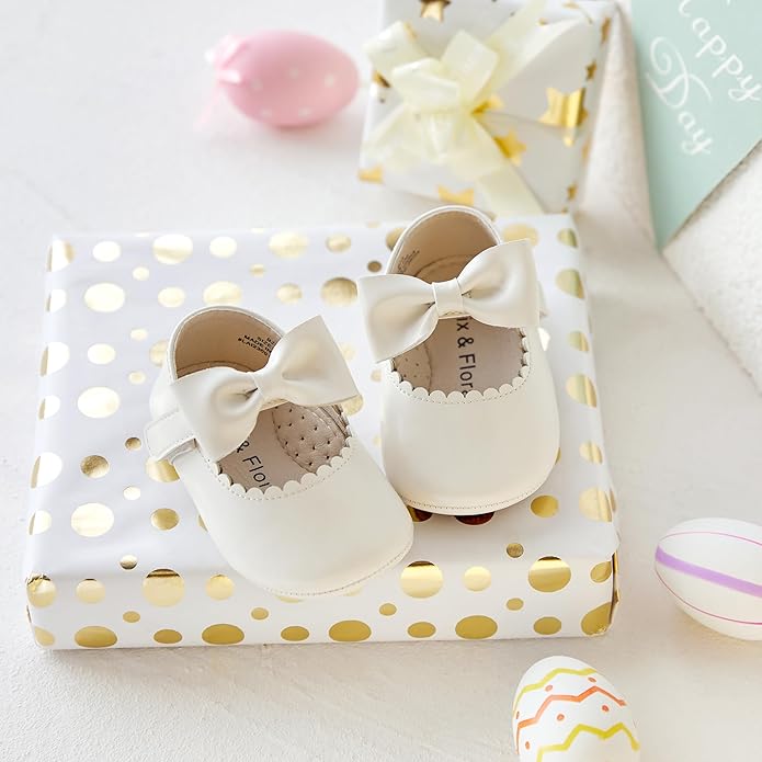 Soft Sole Baby Shoes - Infant Baby Walking Shoes Moccasins Rubber Sole Crib Shoes