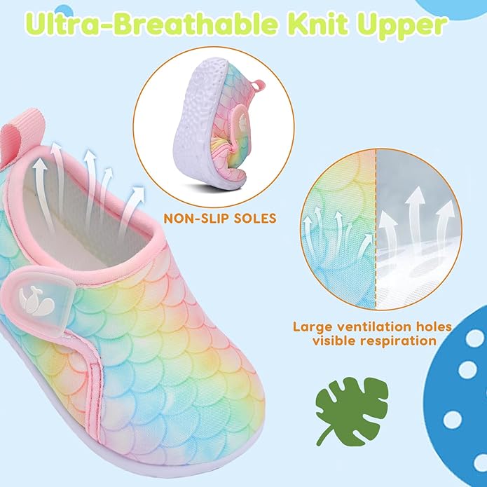 FEETCITY Baby Boys Girls First Walking Shoes Infant Sneakers Crib Shoes Breathable Lightweight Slip On Shoes