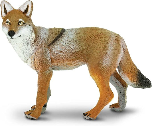 Safari Ltd. Coyote Figurine - Lifelike 3.75" Model Figure - Educational Toy for Boys, Girls, and Kids Ages 1+
