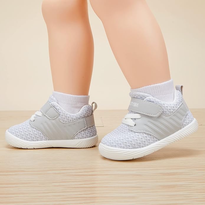 BMCiTYBM Baby Boy Girl Shoes Breathable Mesh Walking Shoes Lightweight Non-Slip Sneakers Infant First Walkers 6 9 12 18 24 Month