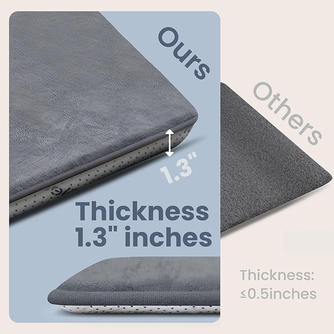 Baby Play Mat for Floor,Extra Large 79"×118" Tummy Time Mat,Thicker Memory Foam Mats for Toddler,Infant,Kids,Water Repellent Ultra Soft Coral Velvet,Non-Slip Backing Safe for Crawling(Dark Grey)