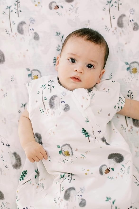 Loulou Lollipop Tencel Lyocell Wearable Baby Blanket Sleeping Bag, Unisex Infant Toddler, 1.0 TOG, 2-Way Zipper Sleepsack