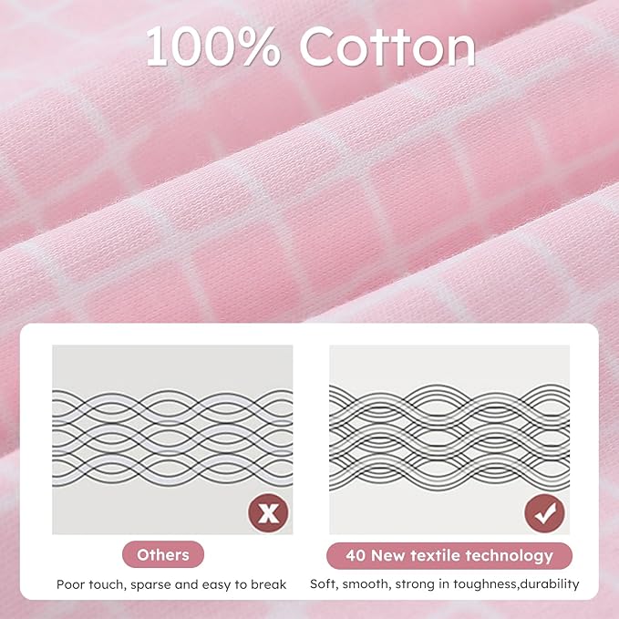 Yoofoss Baby Swaddles for Newborns 100% Organic Cotton, Adjustable Swaddle Sleep Sack 3-6 Months Newborn Swaddle Sack, Breathable Soft(Medium)