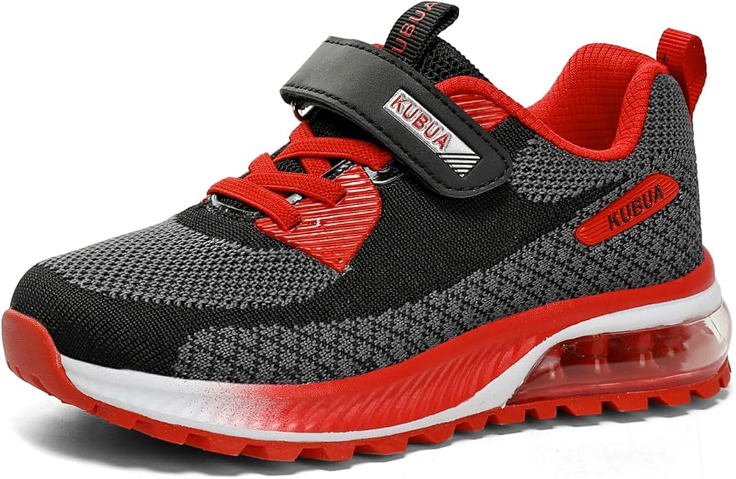 KUBUA Kids Sneakers for Boys Girls Running Tennis Shoes Lightweight Breathable Sport Athletic