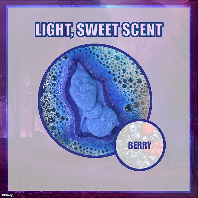 Disney Frozen 6 Pack Berry Scented Bath Bombs - Ages 3+ Character Molded Bath Bombs – Fun & Bright Colors - Great Birthday Gifts, Stocking Stuffers, Slumber Parties, Spa Days & More by Townley Girl