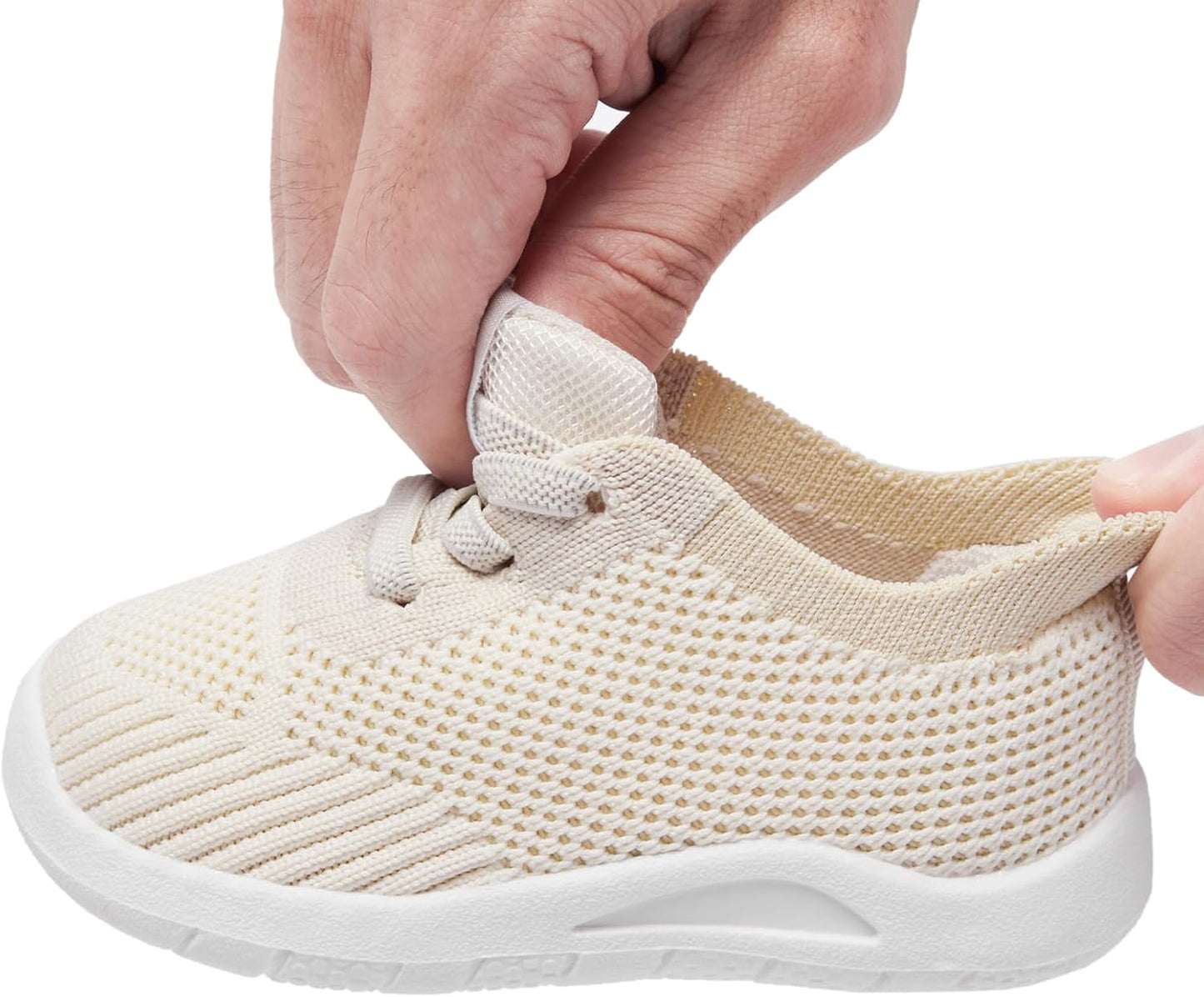 MORENDL Toddler Shoes Baby Walking Sock Shoes Infant Sneakers 0-4 Years Boy Girl Barefoot Tennis Shoe Non-Slip Brethable