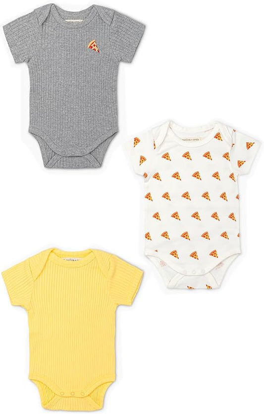 MONICA + ANDY Baby Organic Short Sleeve Jack + Jill Bodysuit