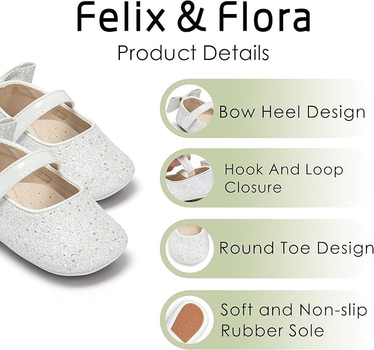 Soft Sole Baby Shoes - Infant Baby Walking Shoes Moccasins Rubber Sole Crib Shoes