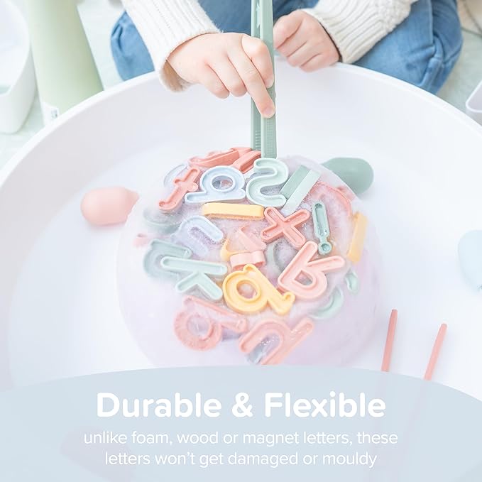 Inspire My Play Alphabet Letters for Kids Spelling Set - ABC Toys for 3 Year Olds - Sensory and Messy Play