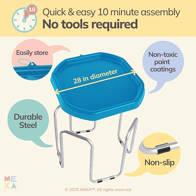 MEKA Tuff Tray Set for Sensory Play